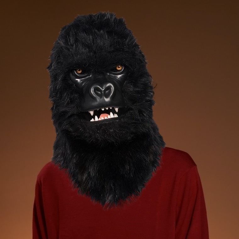 Man in a gorilla outfit